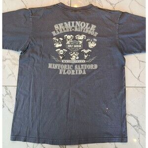 Vintage Harley Davidson T Shirt Seminole Florida Pocket Tee Large